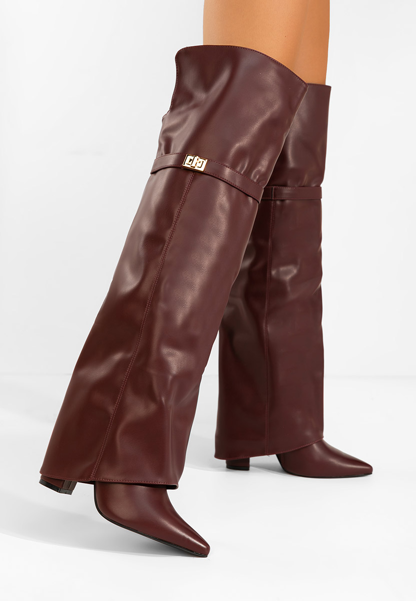 Čiizme iznad koljena Crisia granat