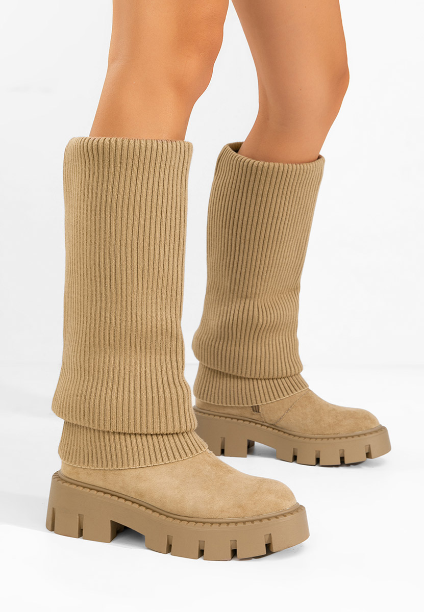 Ženske čizme Michelina kaki