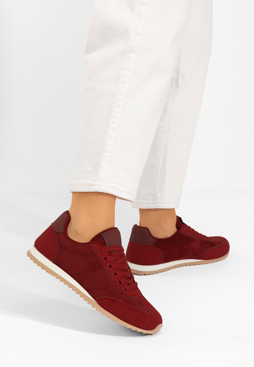 Ženske sneakers Crinea vinsko crvena
