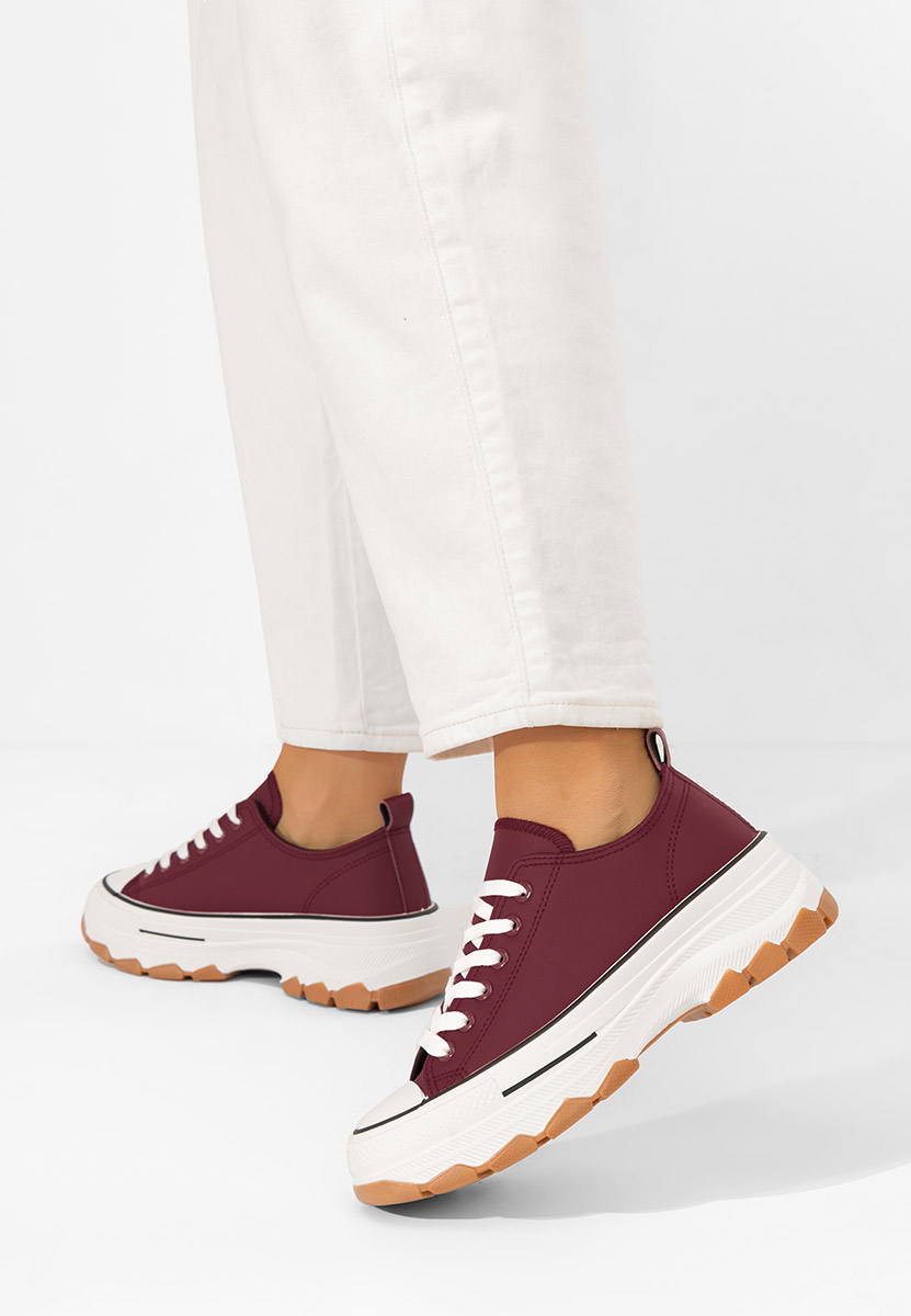 Tenisice s Platformom Raviana V4 vinsko crvena