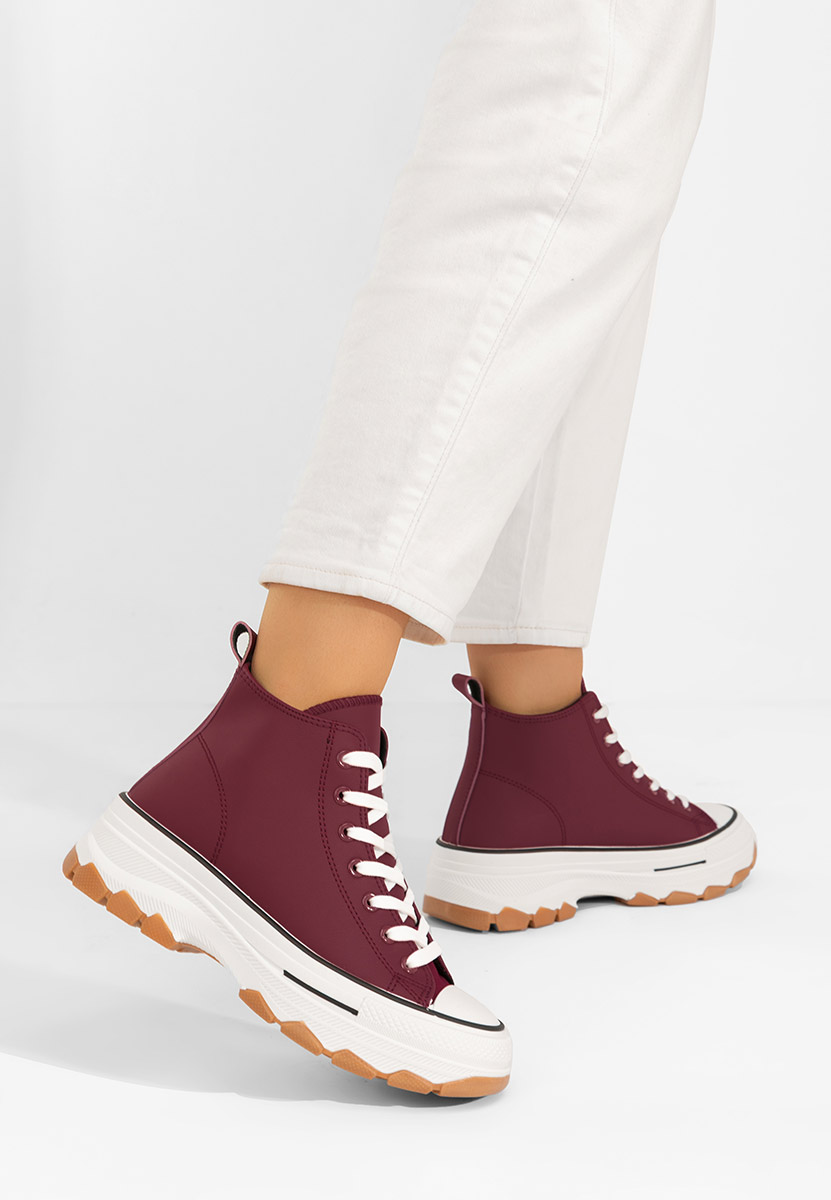 Tenisice s Platformom Raviana V5 vinsko crvena