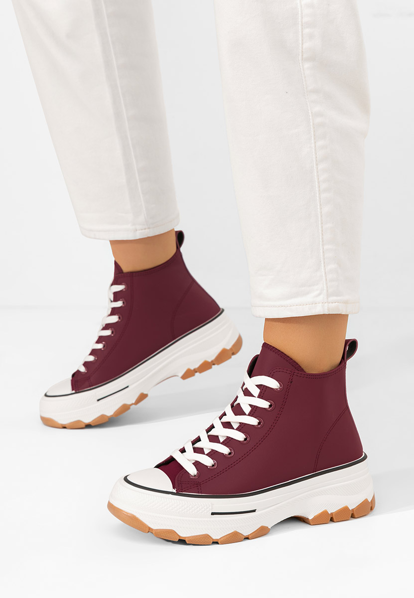 Tenisice s Platformom Raviana V5 vinsko crvena