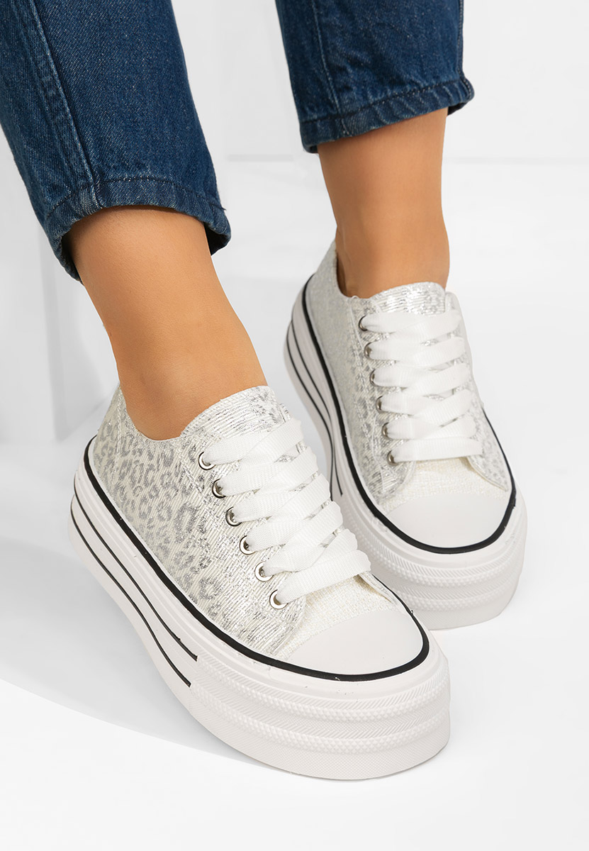 Tenisice s Platformom Nedra srebrno