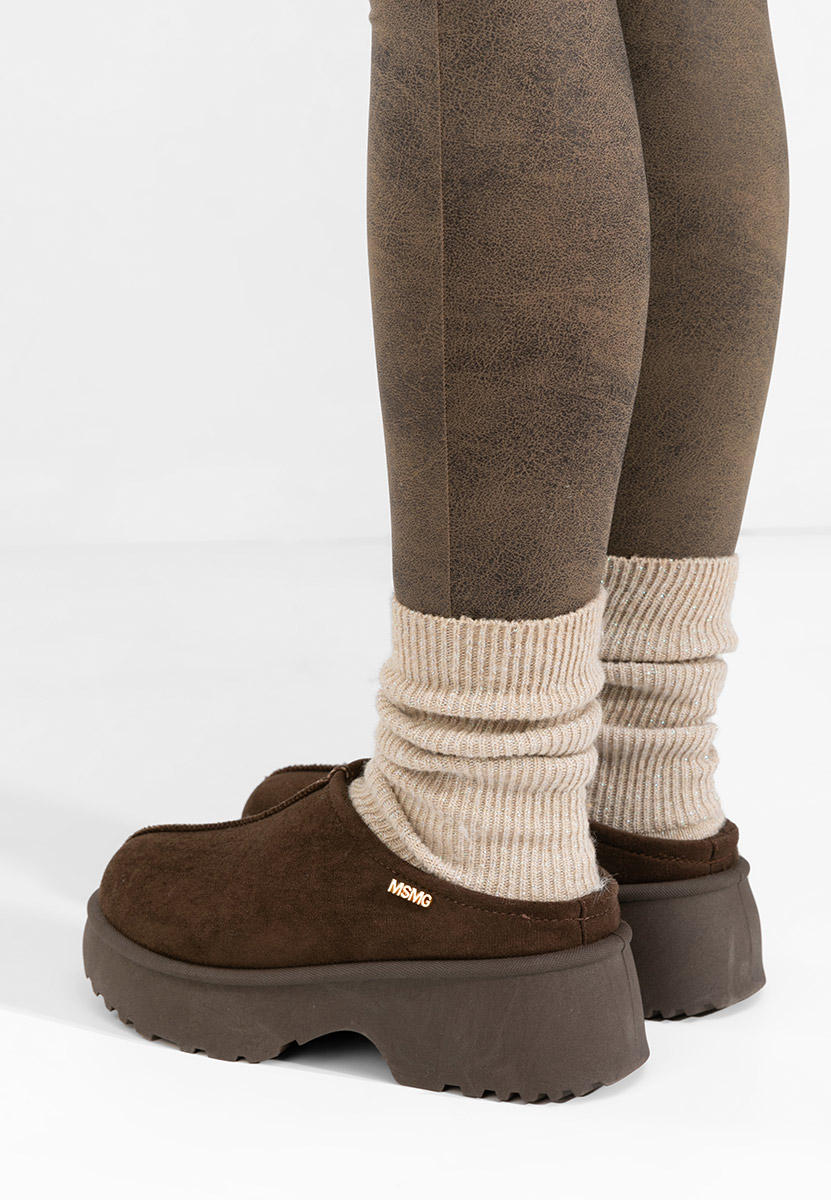 Ženske klompa Veyra V2 braon