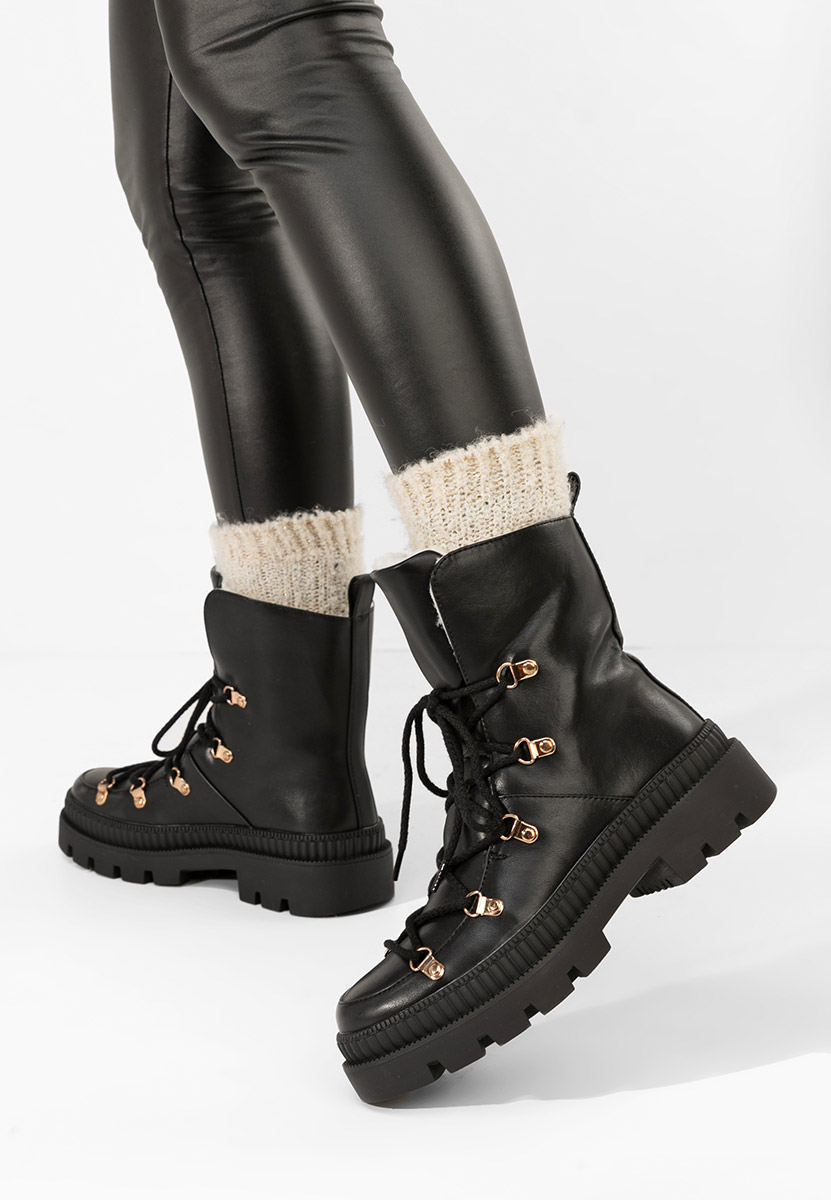 Zimske gojzerice za žene Solira crno