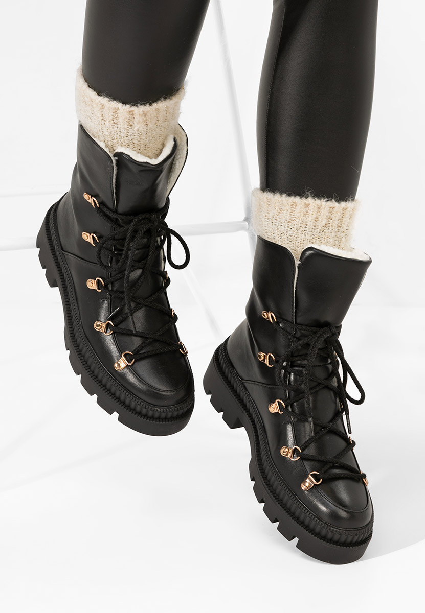 Zimske gojzerice za žene Solira crno