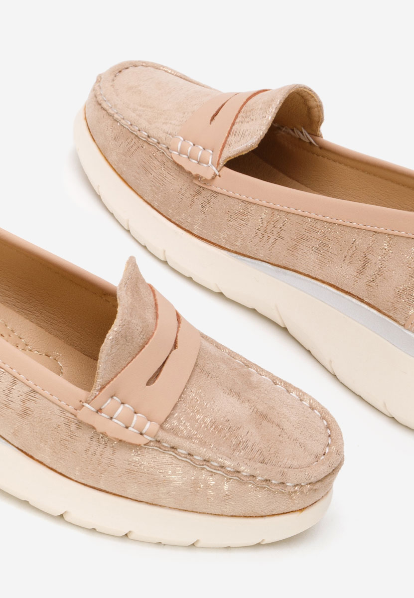 Ženske mokasinke Martinea zlatno