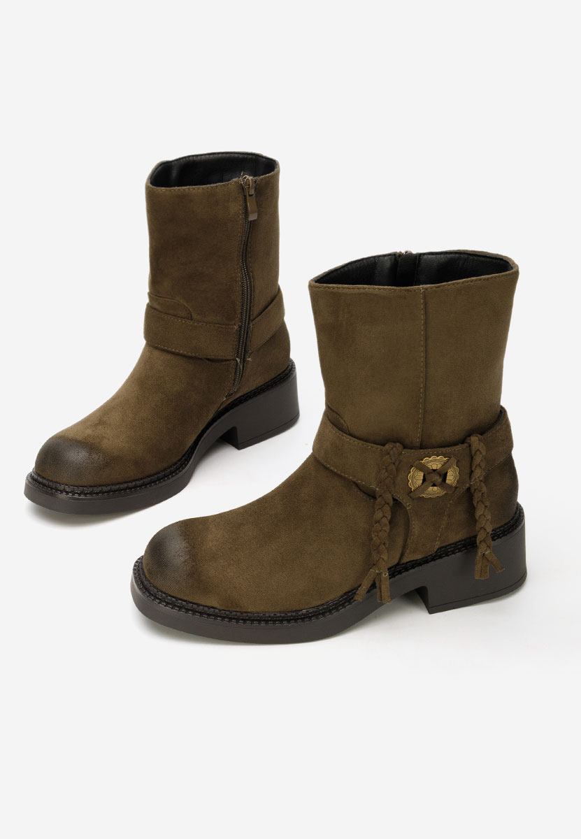 Ženske gležnjače Alasika zeleno