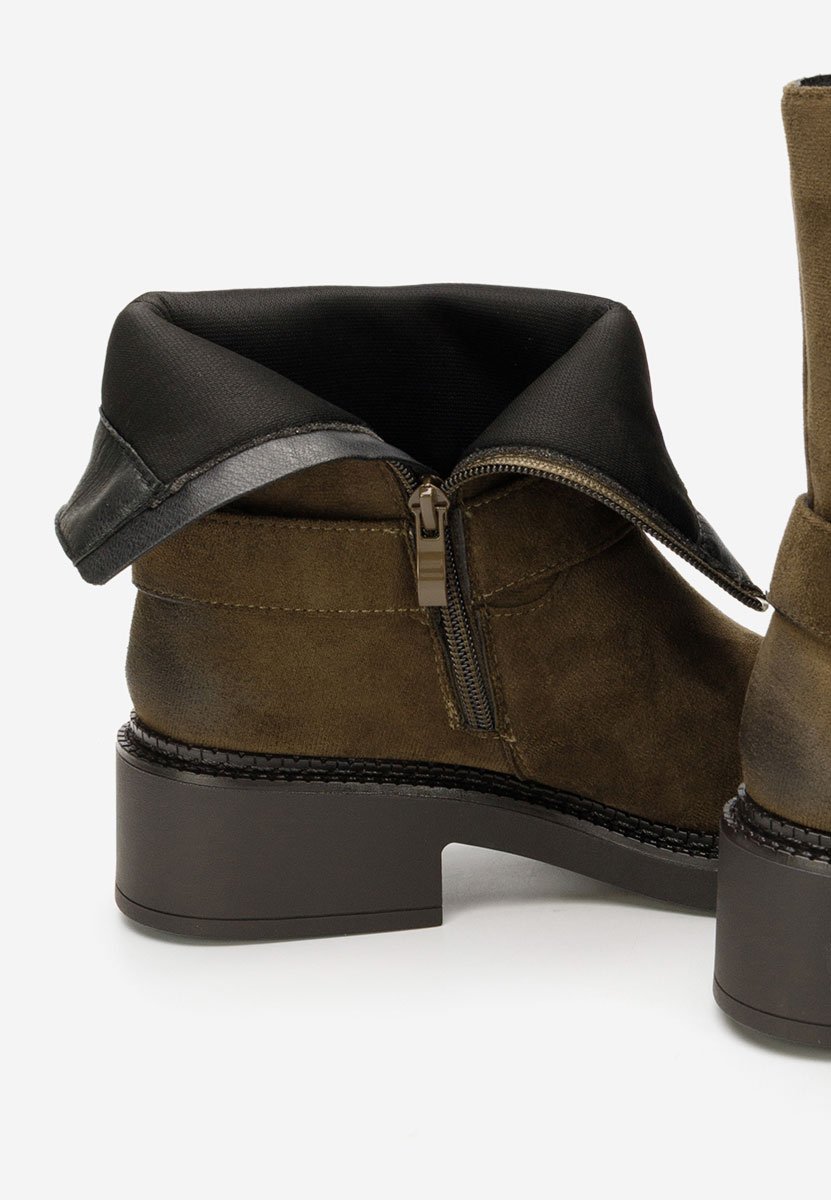 Ženske gležnjače Alasika zeleno