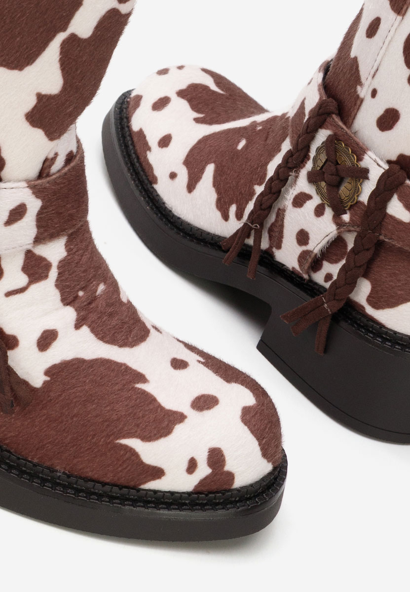 Ženske gležnjače Alasika životinjski print