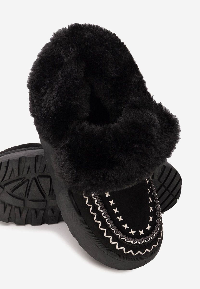 Gležnjače s platformom Tavoria crno