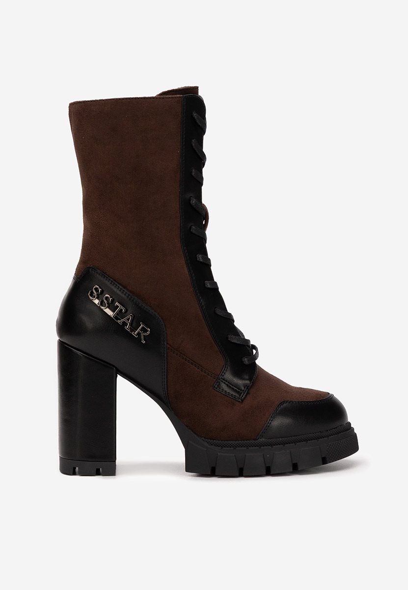 Gležnjače na block petu Anahi braon