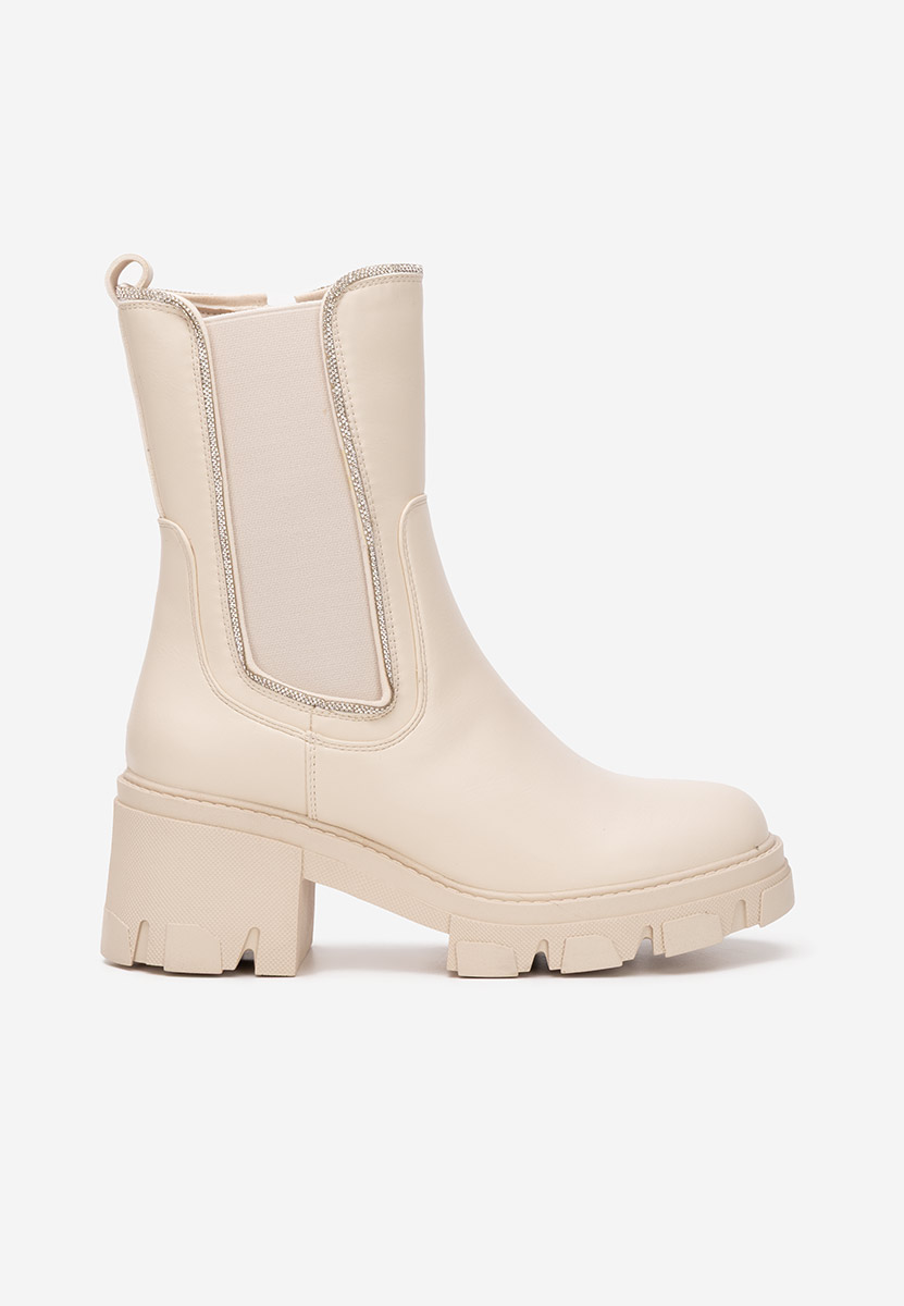 Ženske gležnjače Justine bež