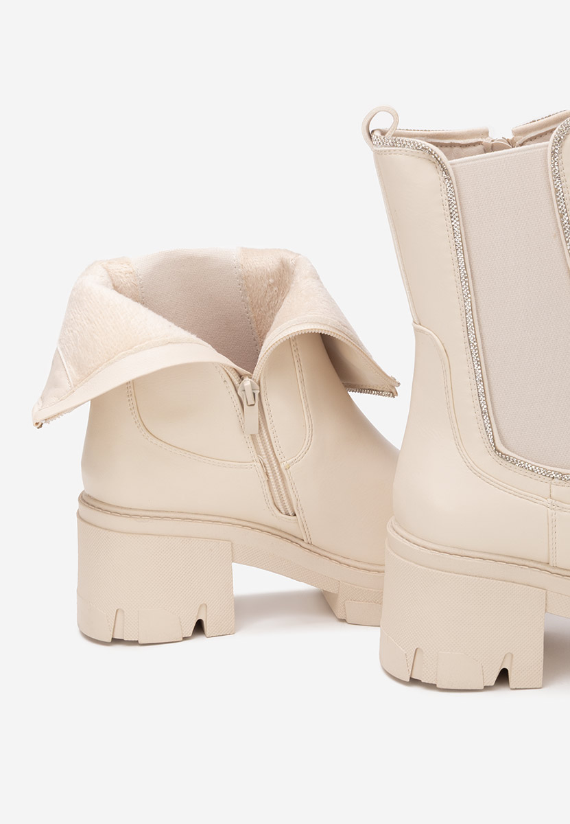 Ženske gležnjače Justine bež