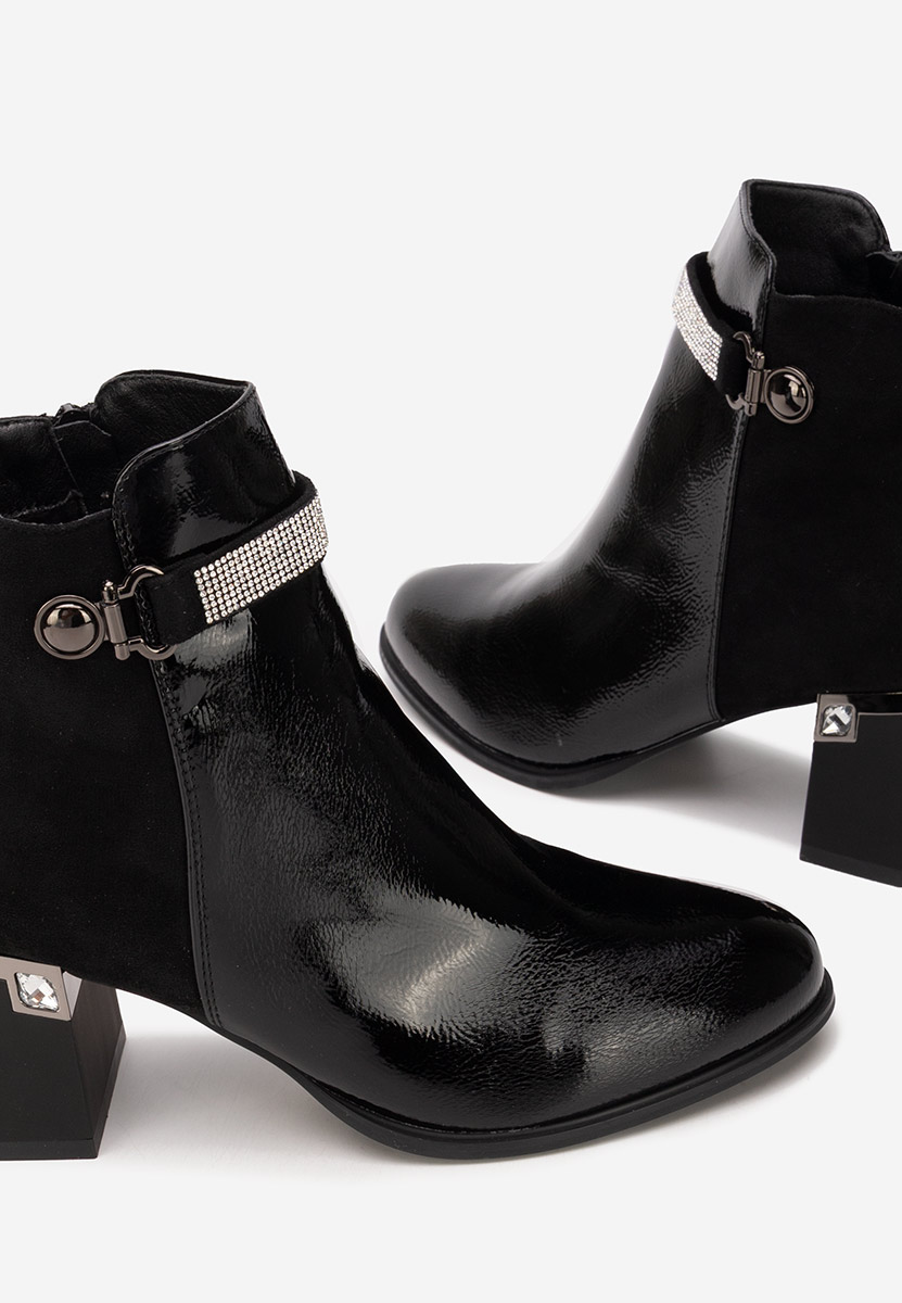 Elegantne gležnjače Grasiela crno