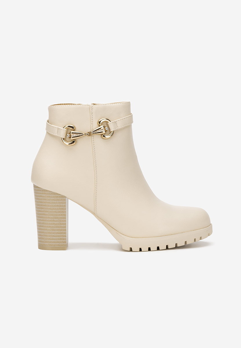 Gležnjače na block petu Nesia bež