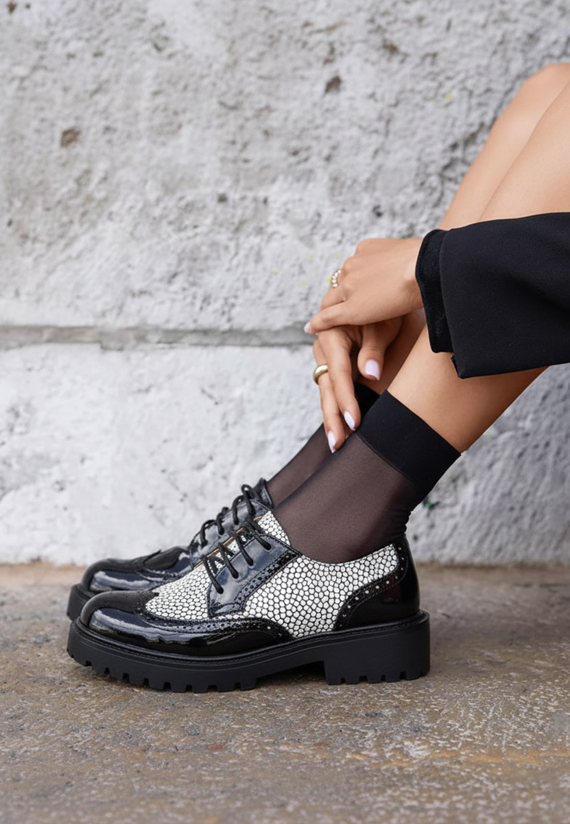 Ženske cipele oksfordice Flexa V2 Šareno