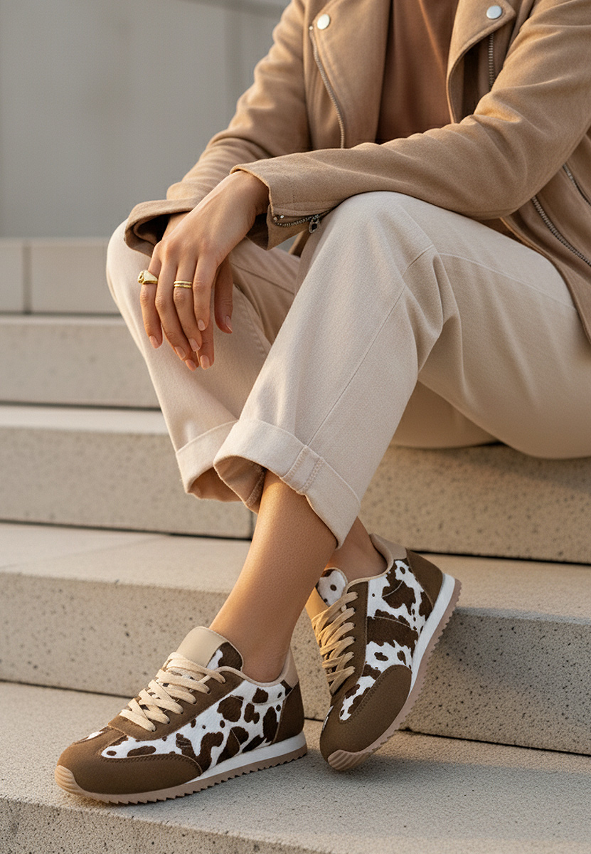 Ženske sneakers Crinea životinjski print