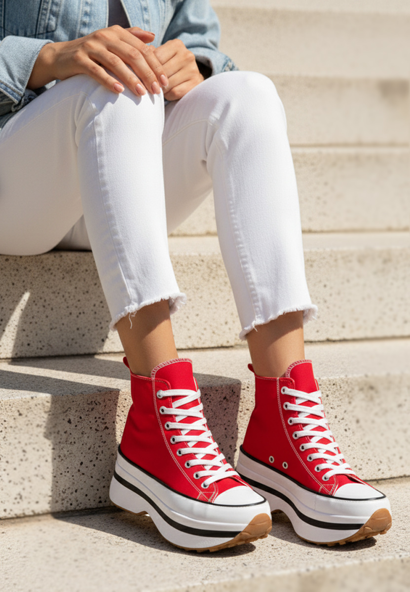 Tenisice s Platformom Francene crveno