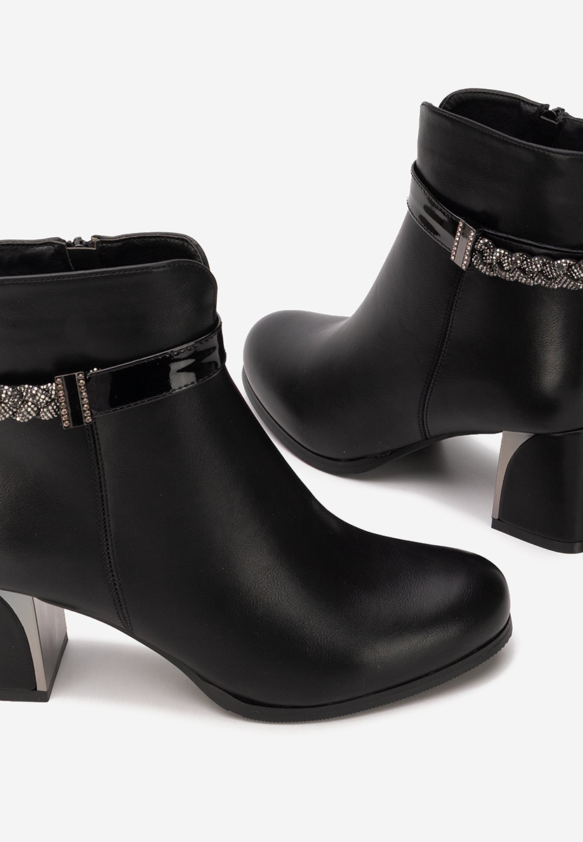 Gležnjače na block petu Delivora crno