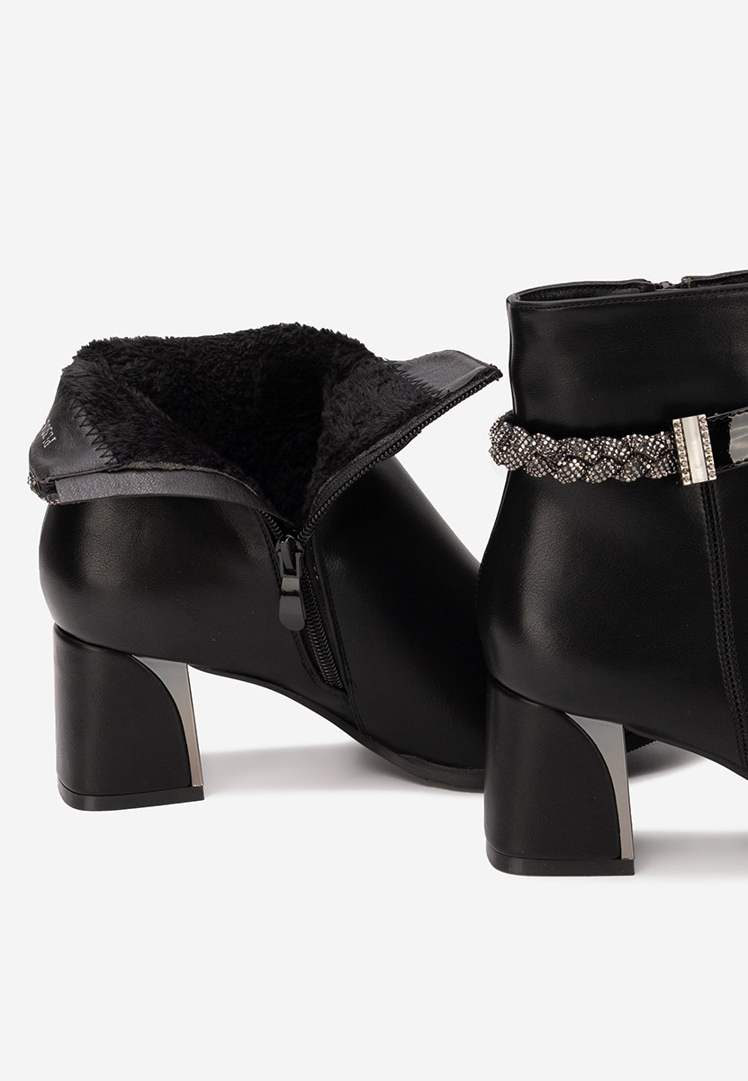 Gležnjače na block petu Delivora crno