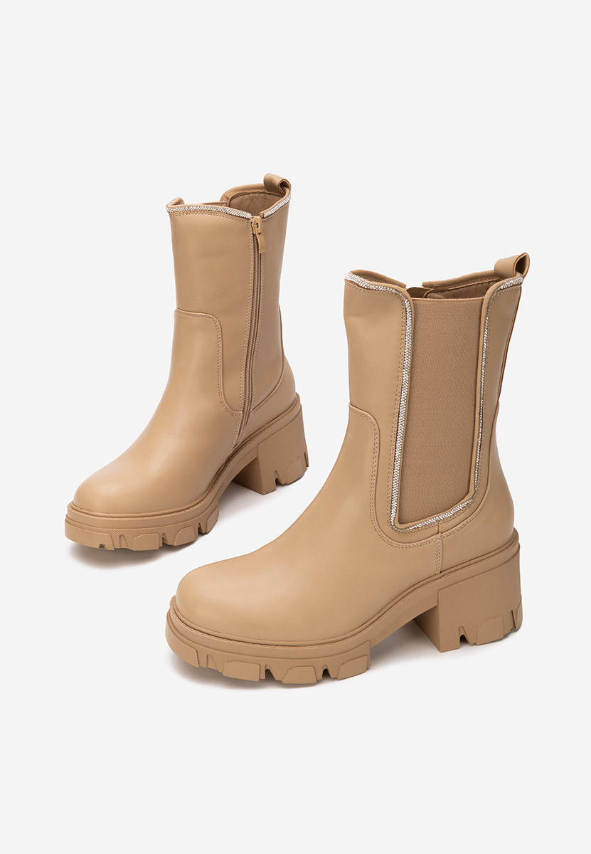 Ženske gležnjače Justine kaki