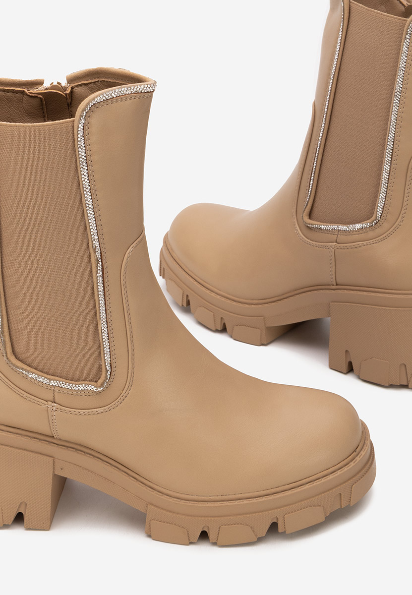 Ženske gležnjače Justine kaki