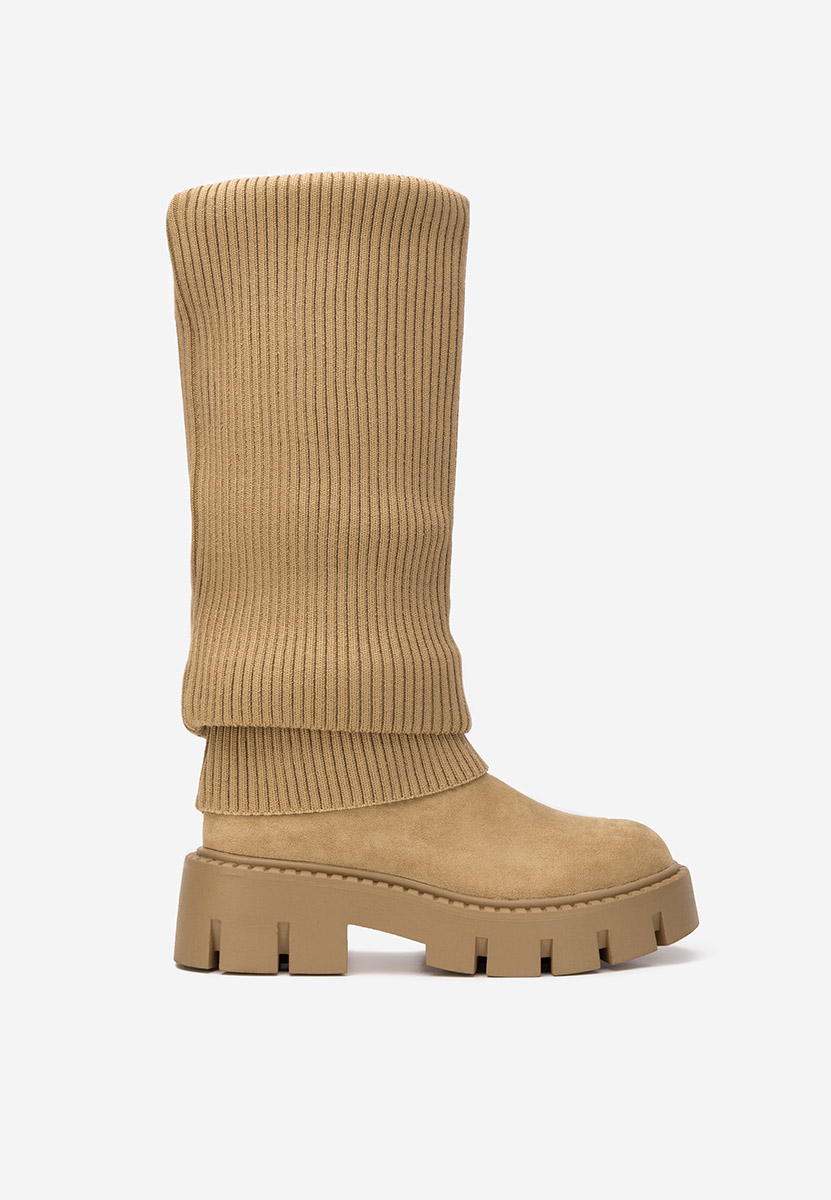 Ženske čizme Michelina kaki
