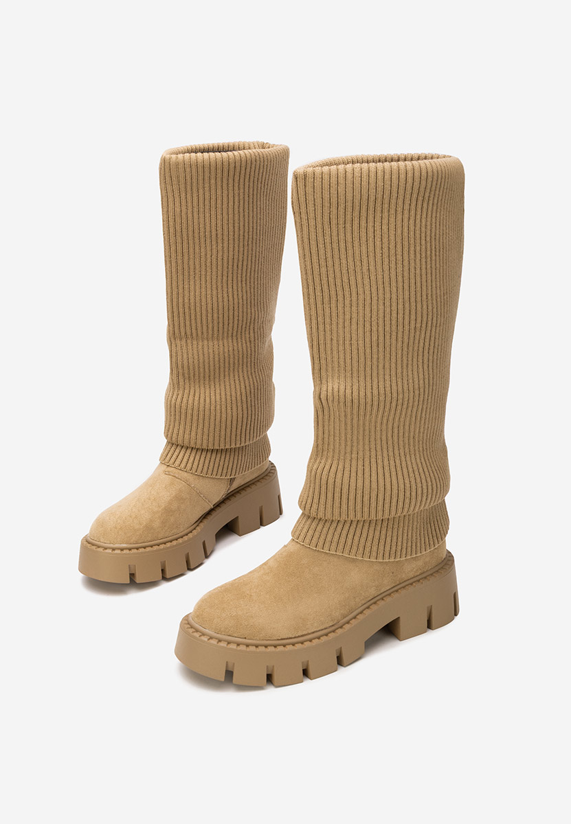 Ženske čizme Michelina kaki
