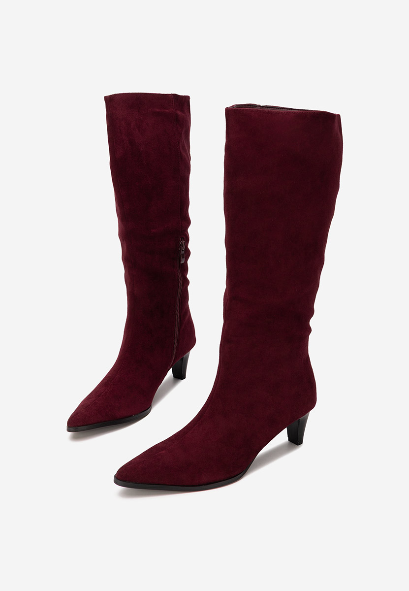 Elegantne čizme Favora granat