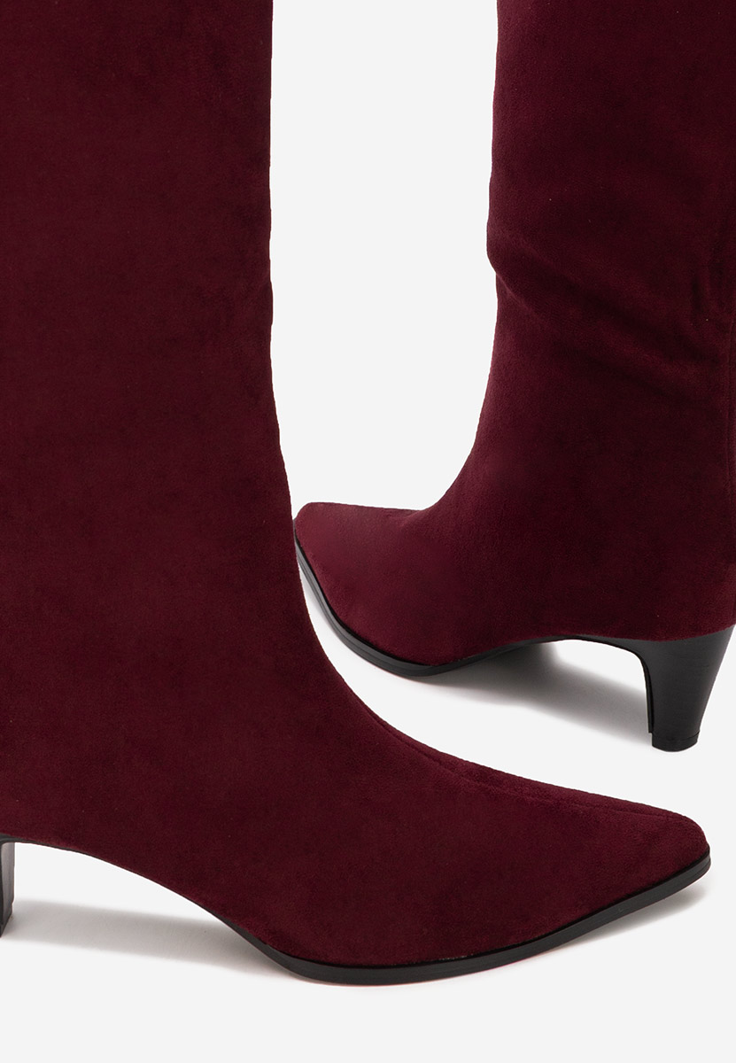 Elegantne čizme Favora granat