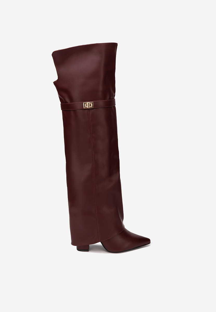 Čiizme iznad koljena Crisia granat