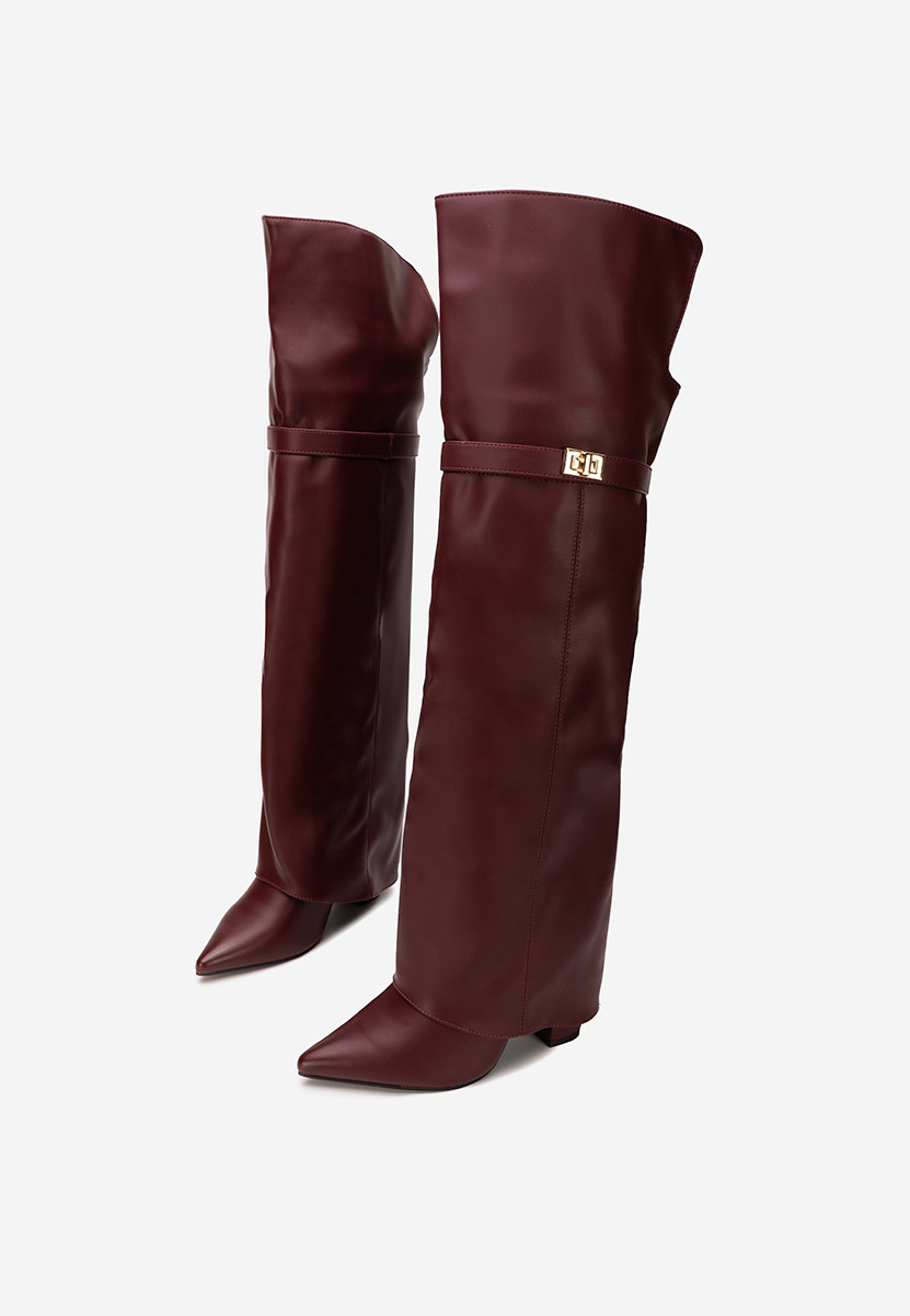 Čiizme iznad koljena Crisia granat