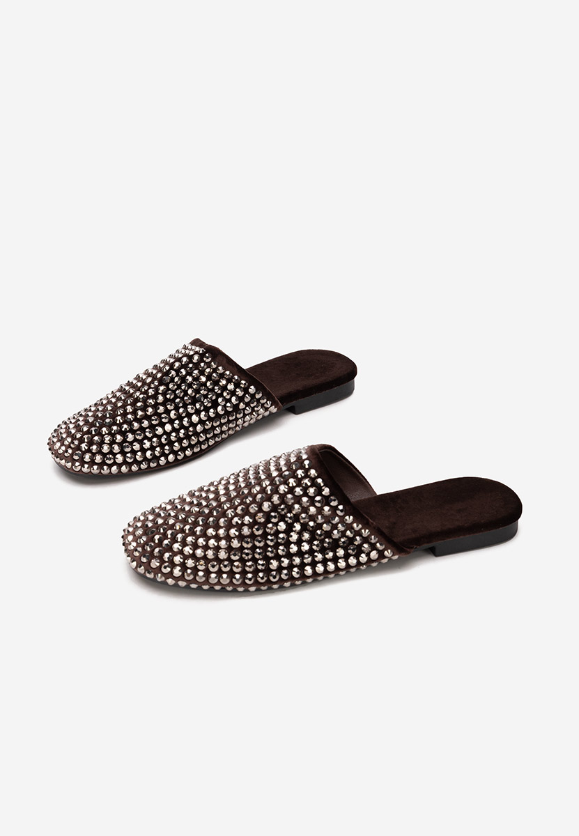 Papuče za ženske Sirina braon