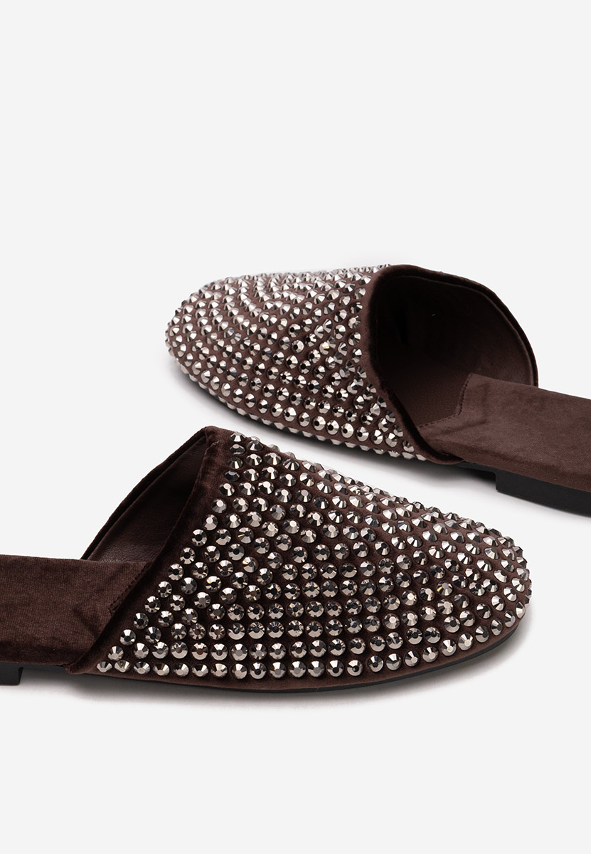 Papuče za ženske Sirina braon