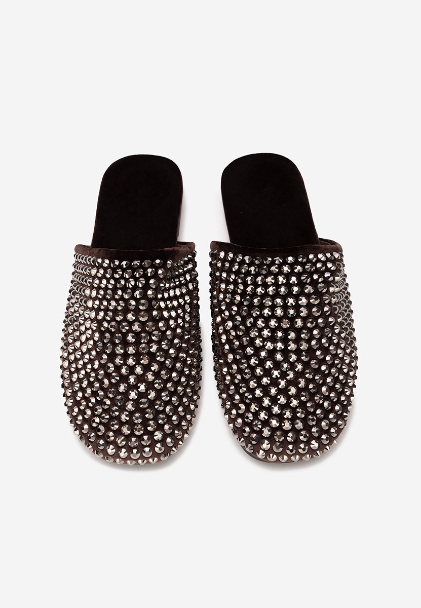 Papuče za ženske Sirina braon