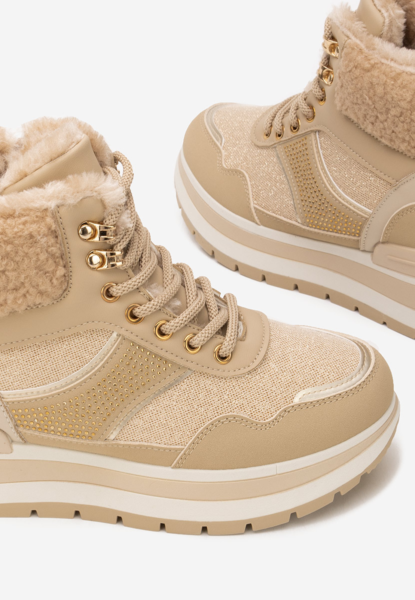 Tenisice sa platformom Nabila kaki