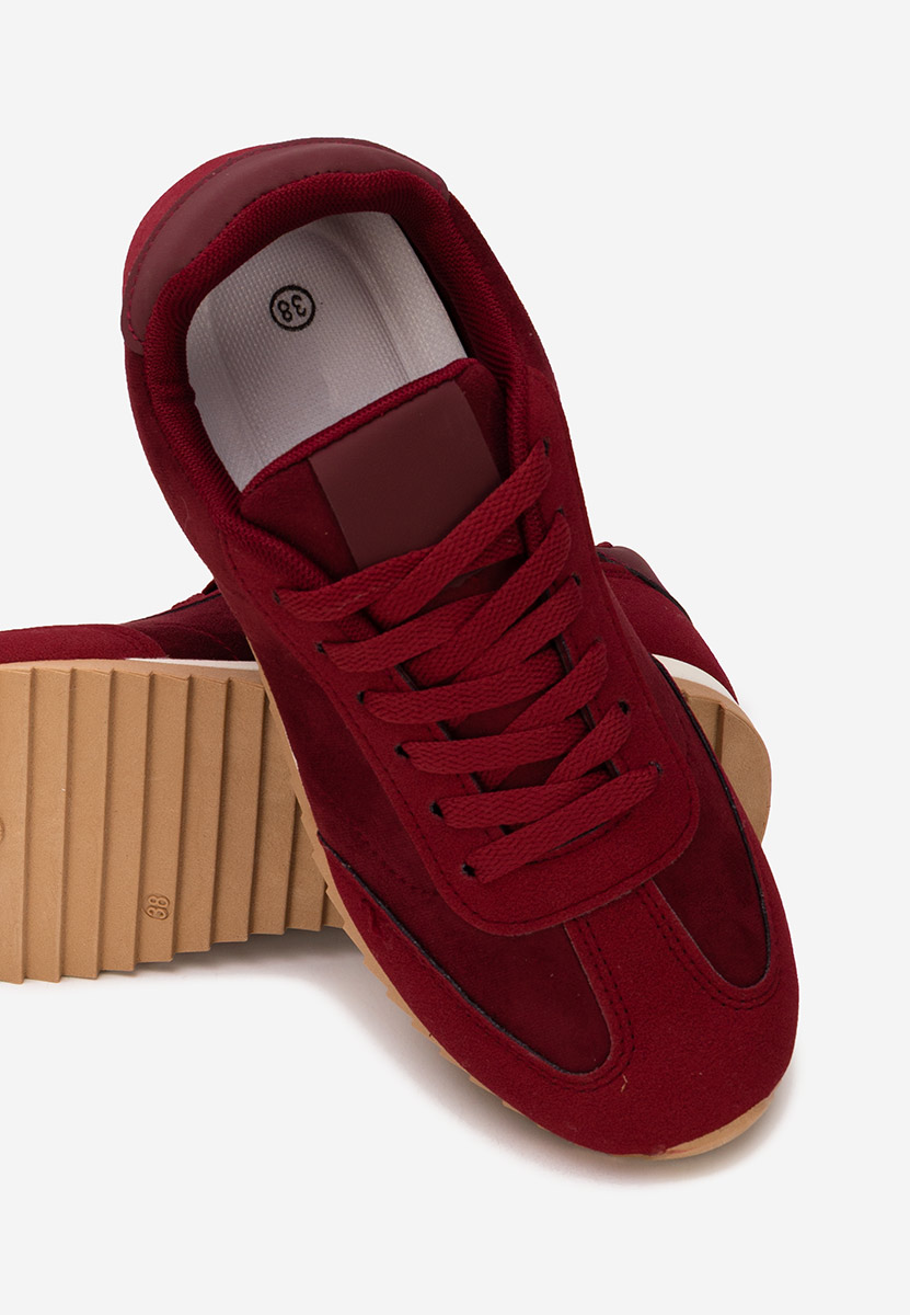 Ženske sneakers Crinea vinsko crvena