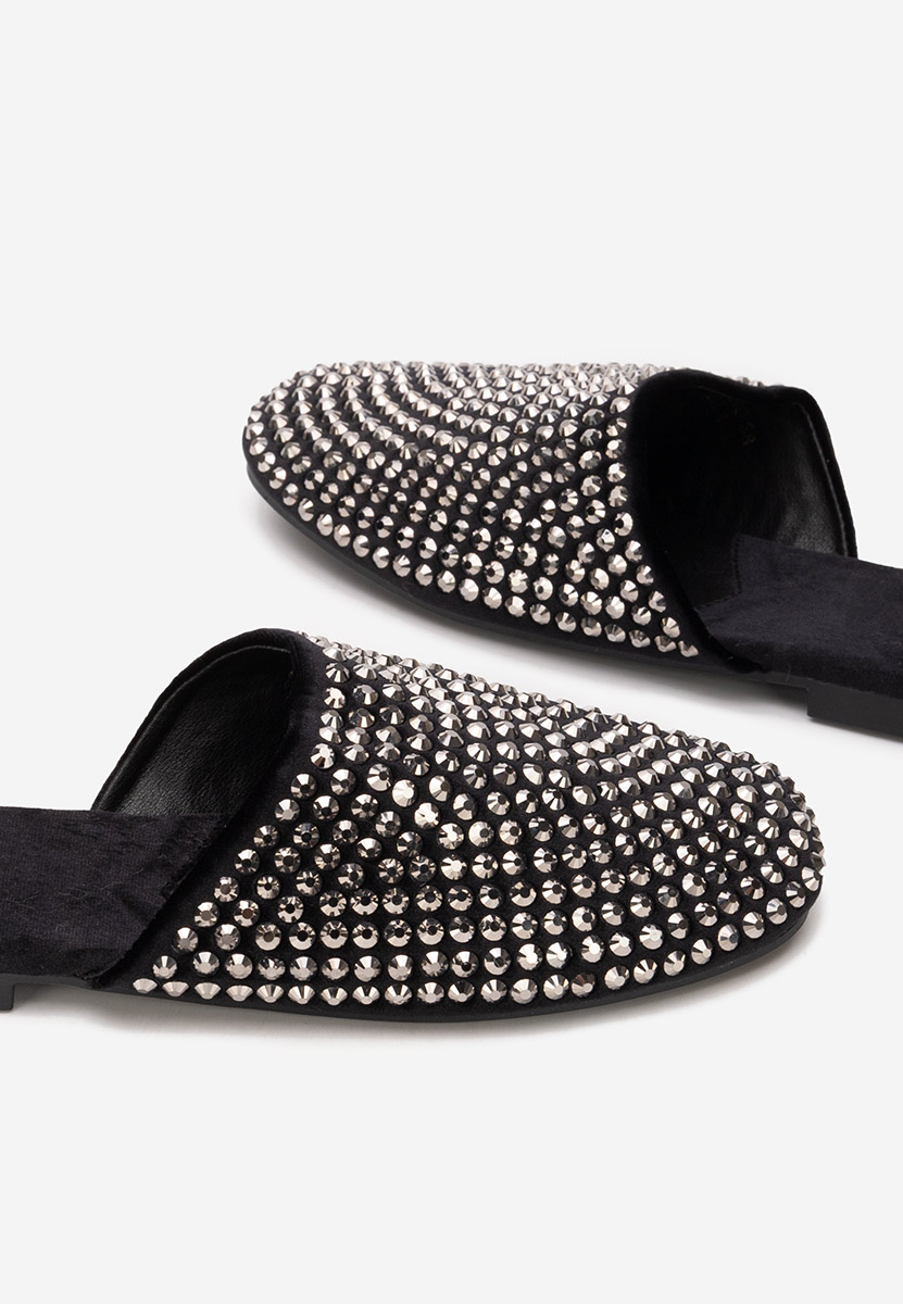 Papuče za ženske Sirina crno