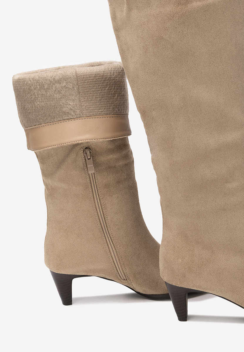 Elegantne čizme Favora kaki