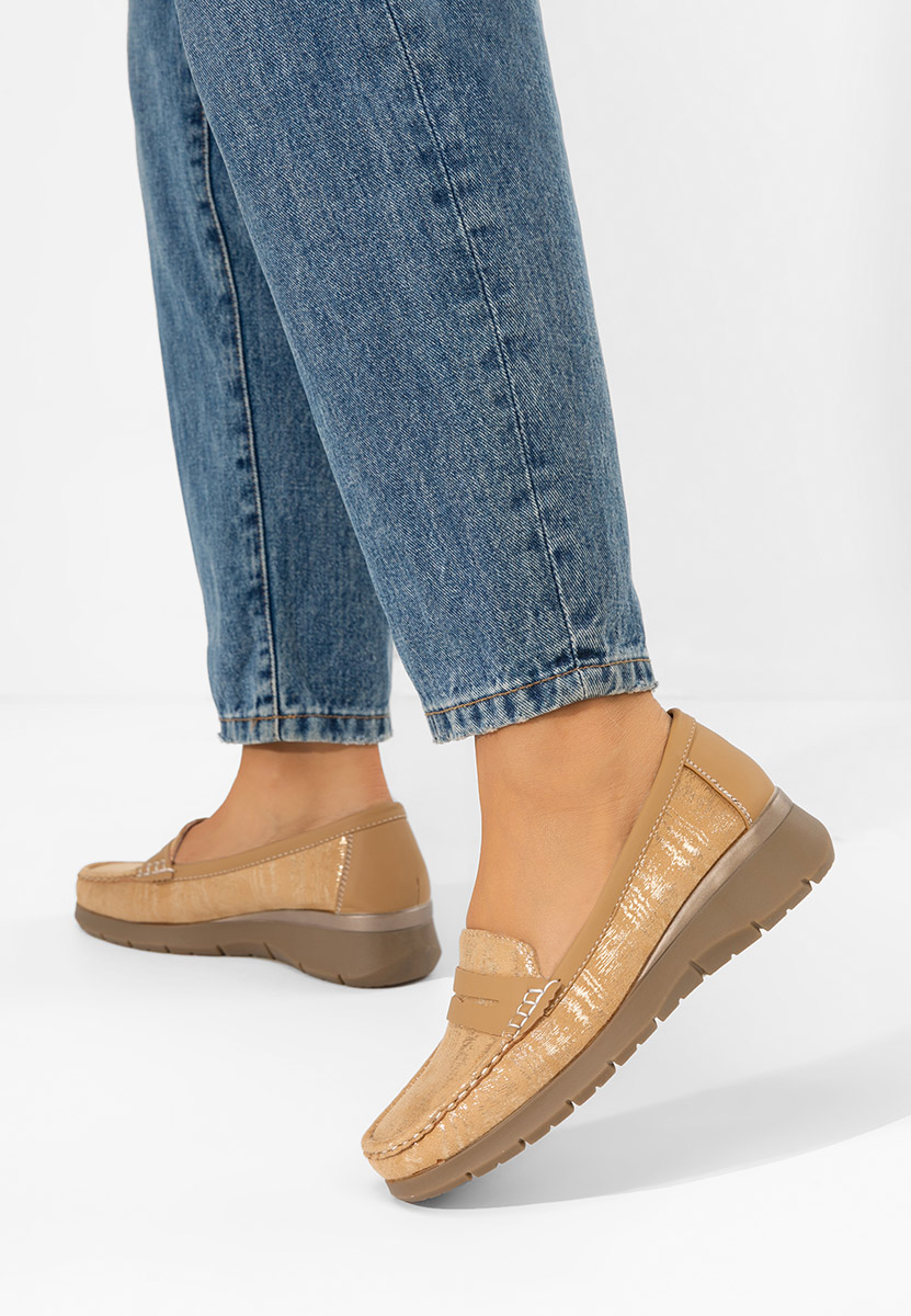 Ženske mokasinke Martinea braon