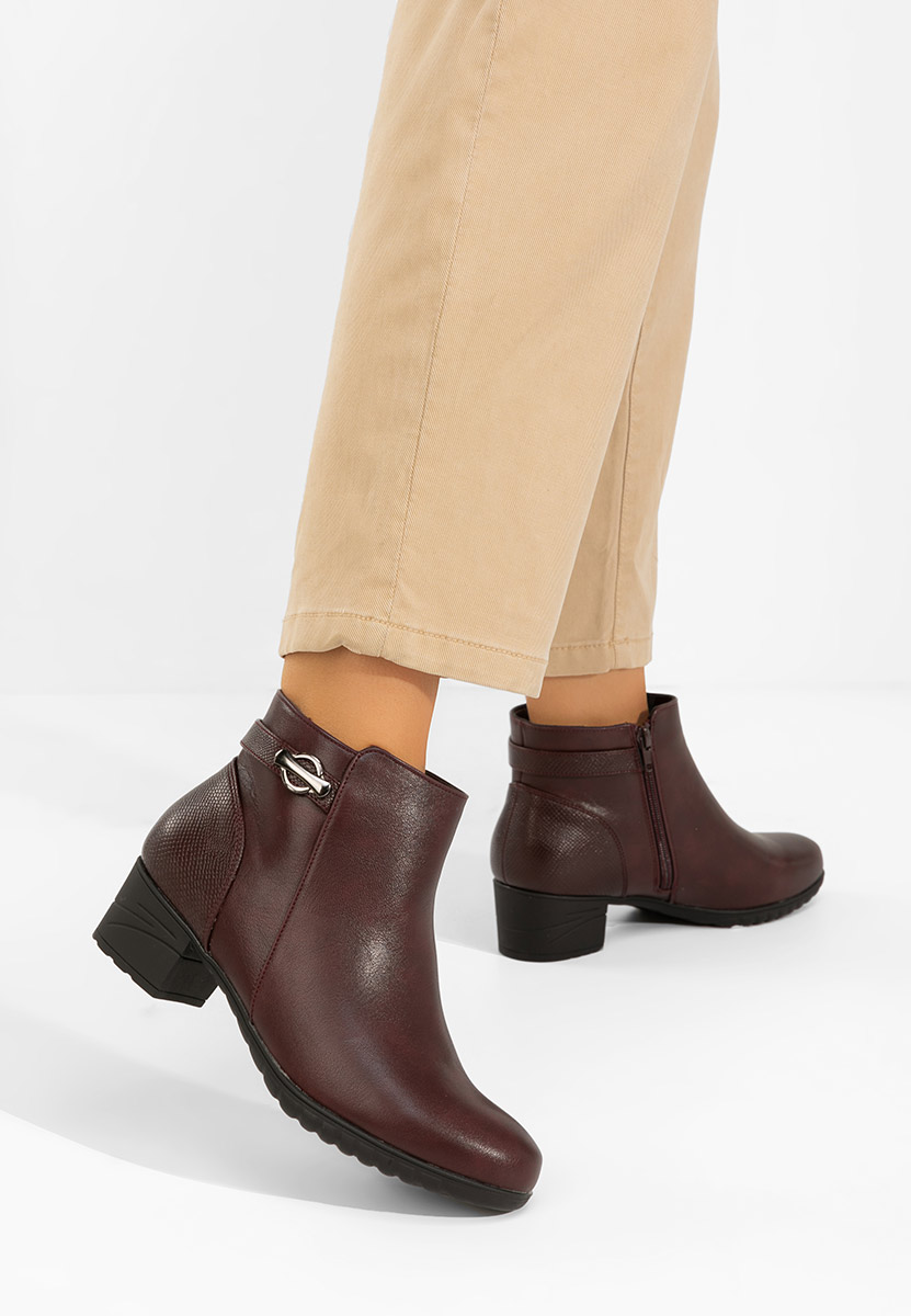 Ženske gležnjače Doviera granat