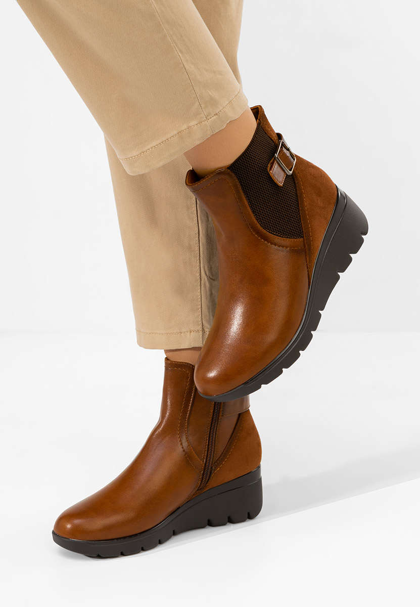 Gležnjače na punu petu Ritama braon