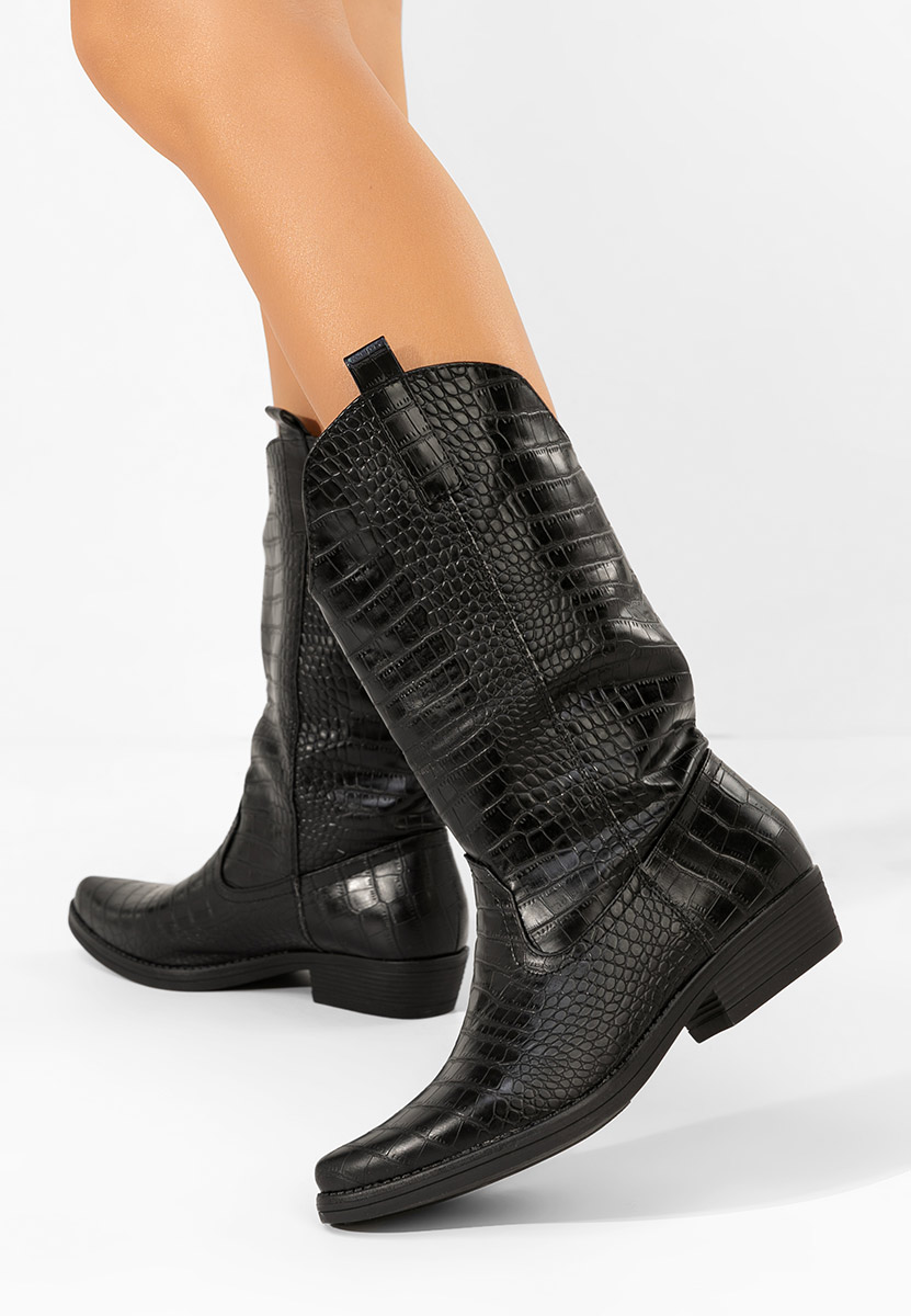 čizme kaubojke Renora crno