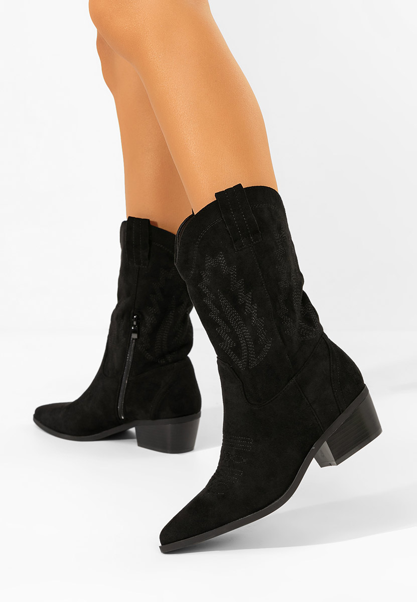 Kaubojske čizme Brevaya crno