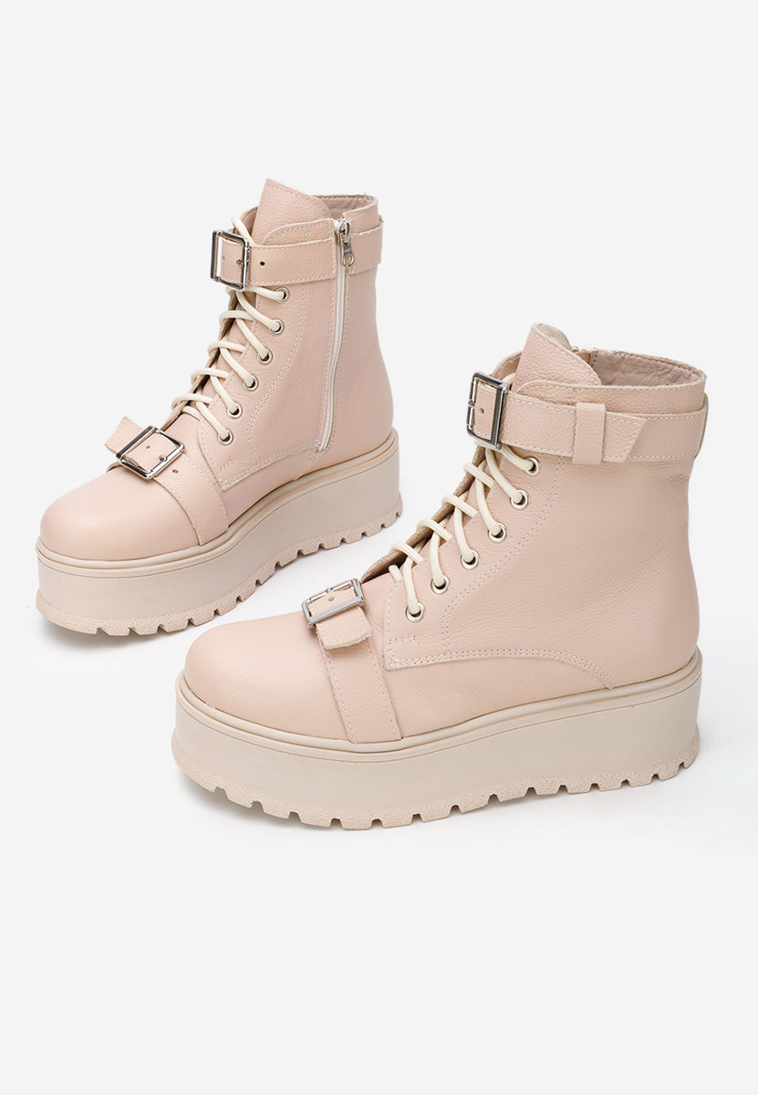 Kožne ženske gležnjače Astrid V5 nude