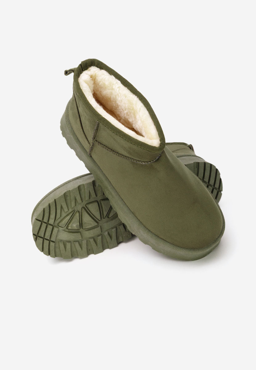 Čizme s platformom Zenaria zeleno