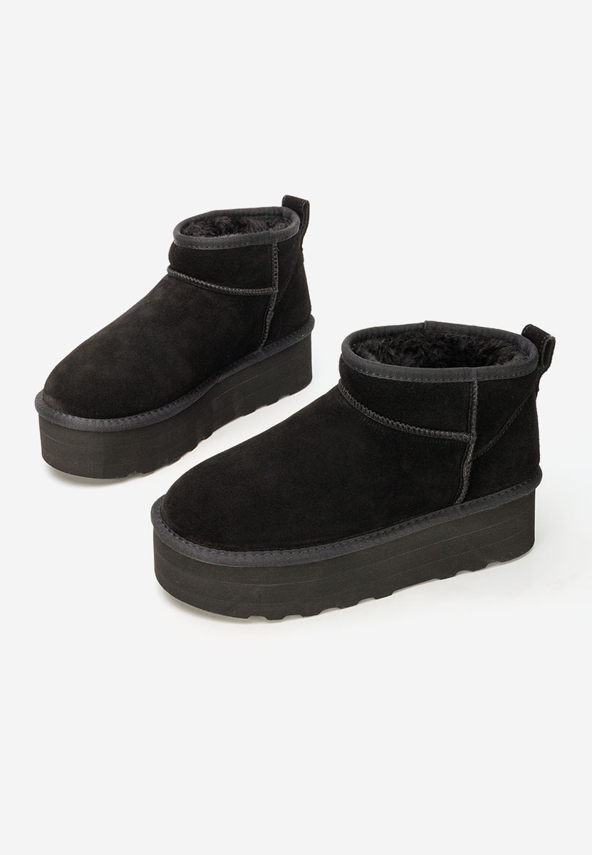 Čizme s platformom Fenoria crno