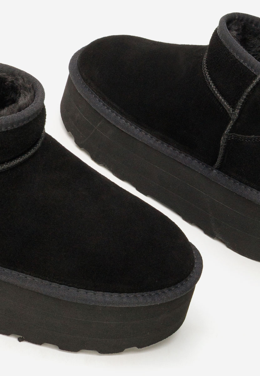 Čizme s platformom Fenoria crno