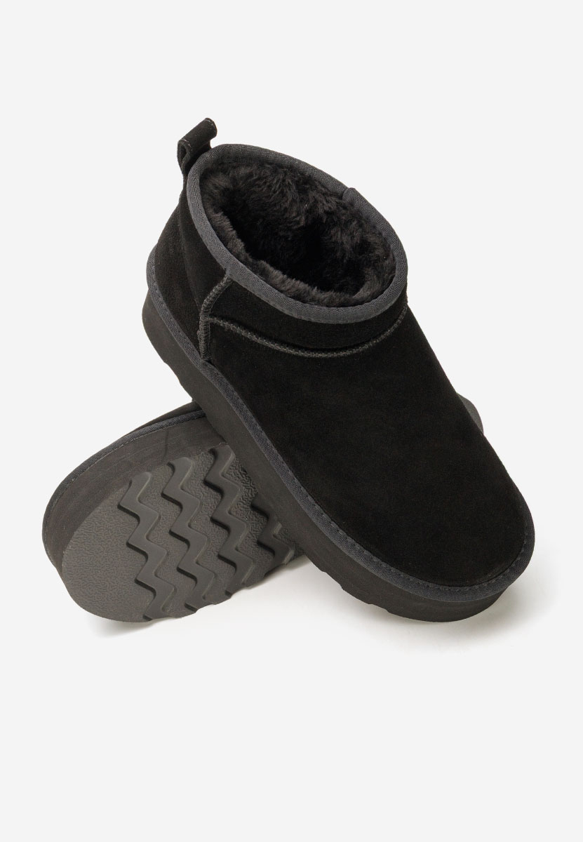 Čizme s platformom Fenoria crno